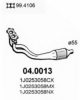 VW 1J1253058MV Catalytic Converter